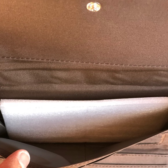 American Bling Brown Buckle Handbag+ Wallet - Picture 6 of 7